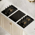 30 in. Gas Cooktop with Single Burner, Gas-Electric Combo