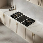 30 in. Gas Cooktop with Single Burner, Gas-Electric Combo