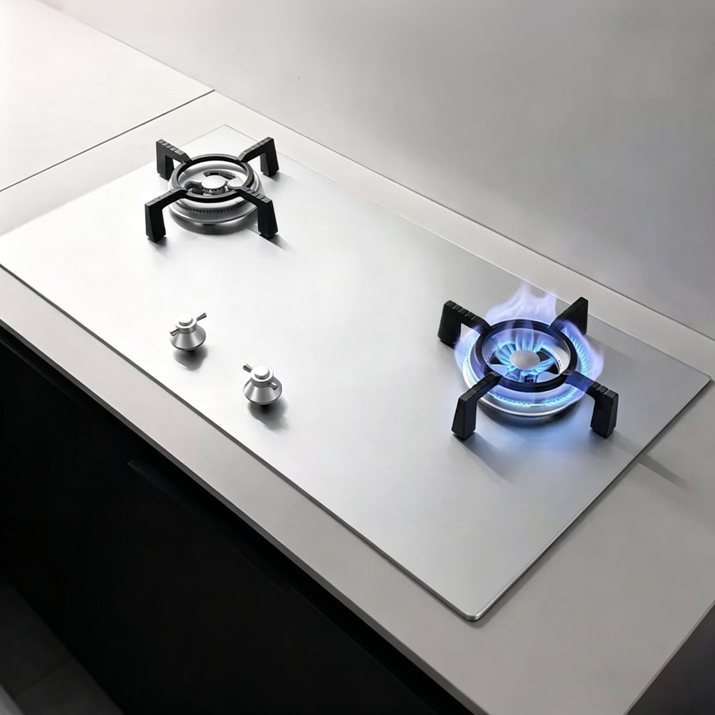 30 in. Gas Cooktop Stainless Steel with 3-Burner, Timer, High Power