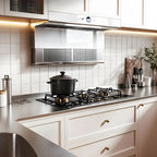 36 in. Gas Cooktop with 3-Burner, Large Panel, Timer, Dual Fuel NG/LP