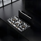 36 in. gas cooktop with 4-Burner, Stainless Steel, High Power