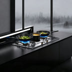 36 in. Gas Cooktop with 3-Burner , 2 Gas Burners & 1 Electric Burner, Dual Fuel Built-in Stove for Household Use