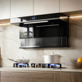 36 in. 920 CFM Ducted Range Hood, Top & Side Dual Suction, Automatic Lift Up Design, Powerful Kitchen Ventilation