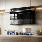 36 in. 920 CFM Ducted Range Hood, Top & Side Dual Suction, Automatic Lift Up Design, Powerful Kitchen Ventilation