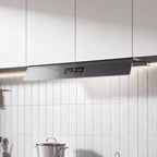 36 in. 1060 CFM Ducted Insert Range Hood, Ultra Slim Hidden Ceiling Mount Stainless Steel Range Hood with DC Inverter & Auto Self-Clean