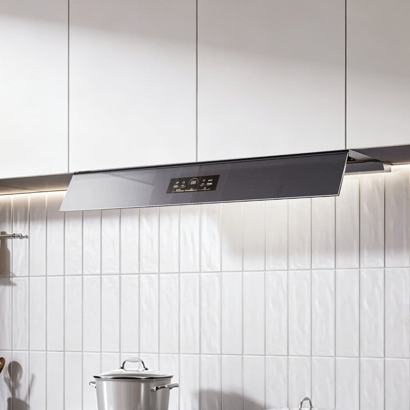 36 in. 1060 CFM Ducted Insert Range Hood, Ultra Slim Hidden Ceiling Mount Stainless Steel Range Hood with DC Inverter & Auto Self-Clean
